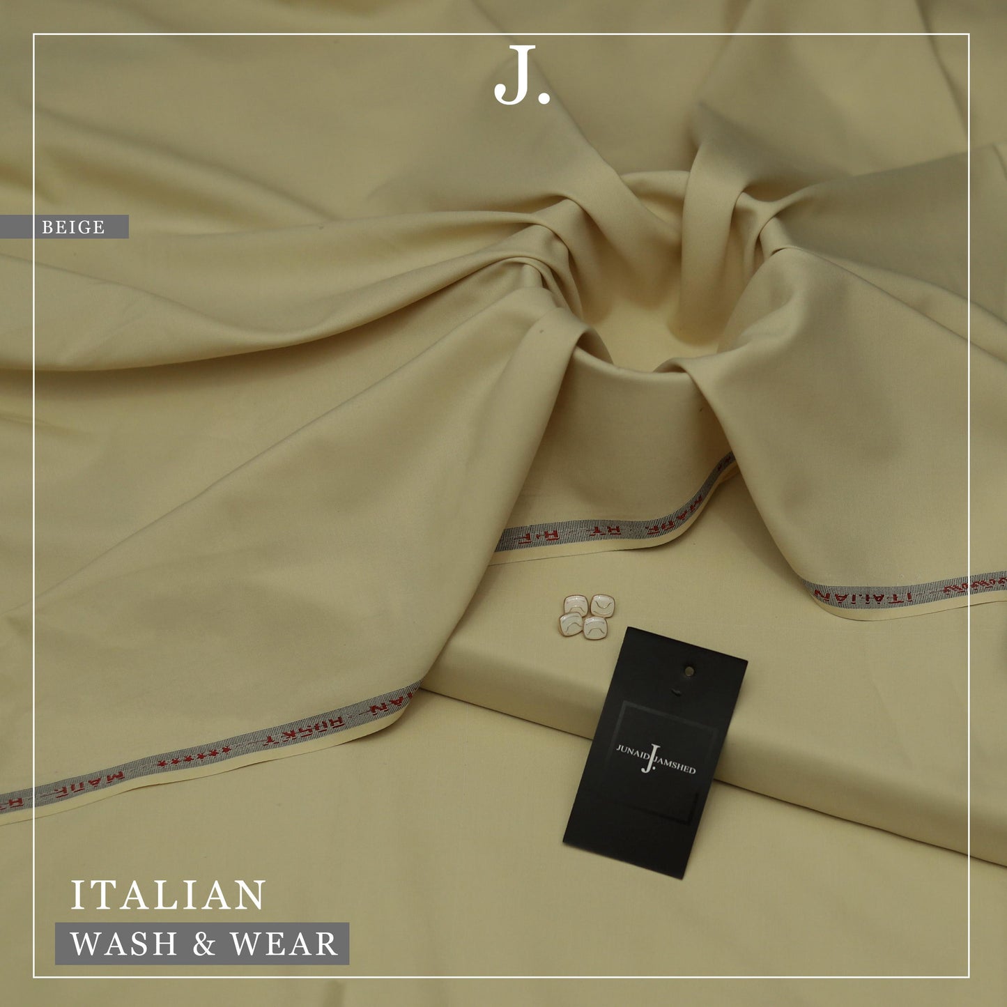 Junaid Jamshed Italian Silk Wash & Wear-BF
