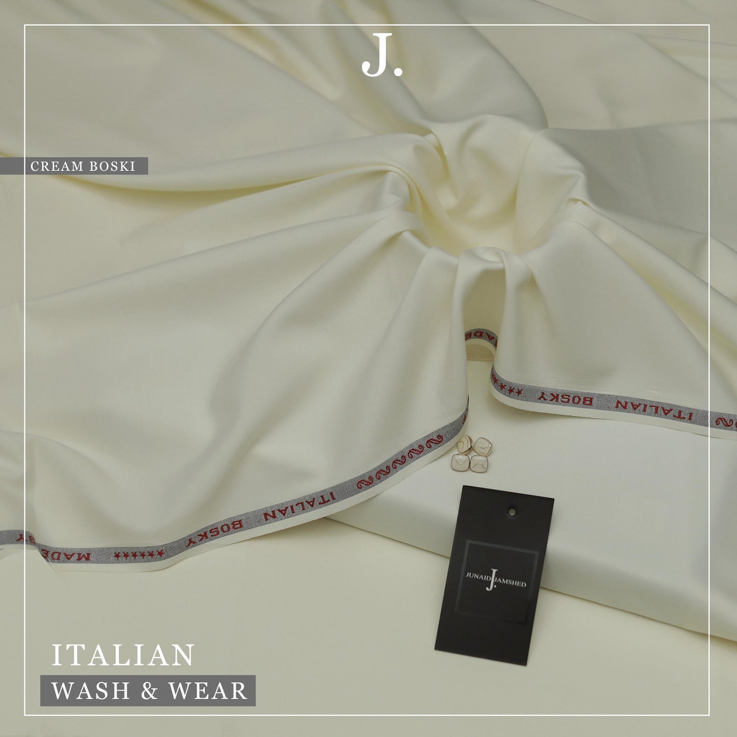 Junaid Jamshed Italian Silk Wash & Wear-BF