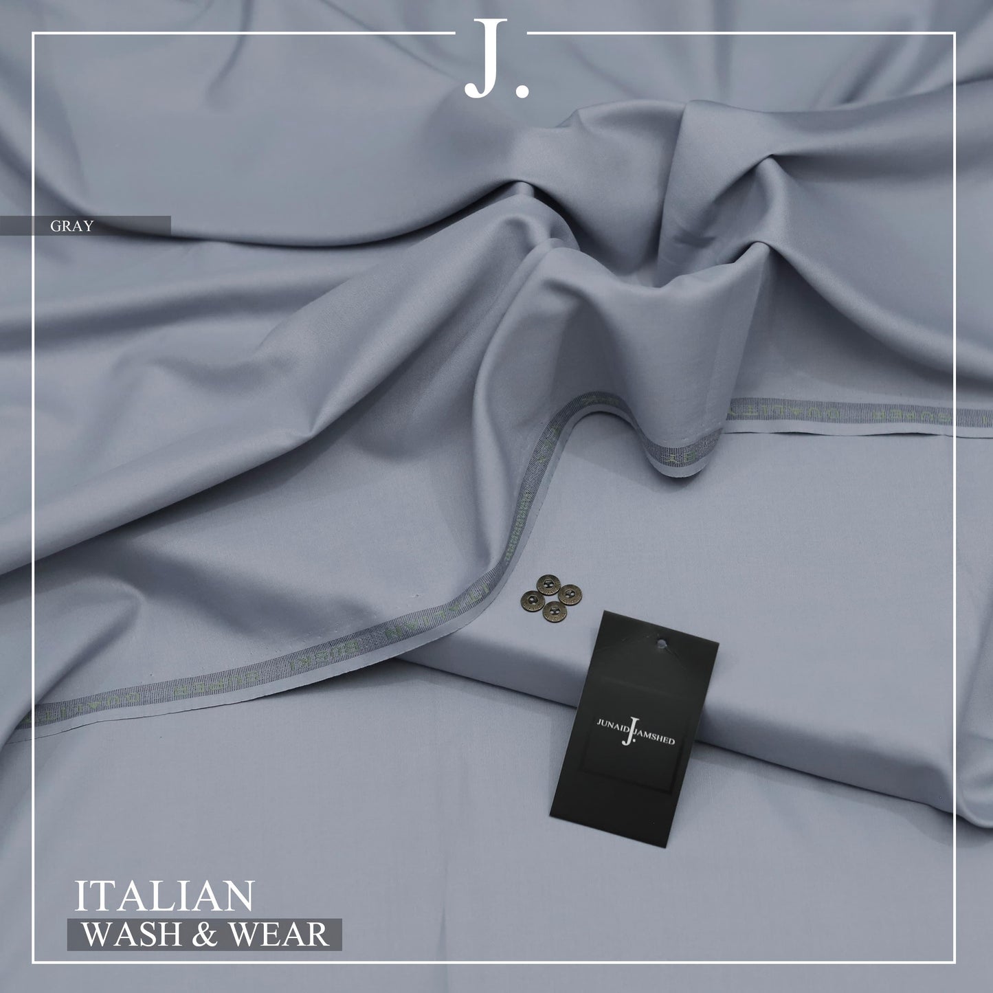 Junaid Jamshed Italian Silk Wash & Wear-BF