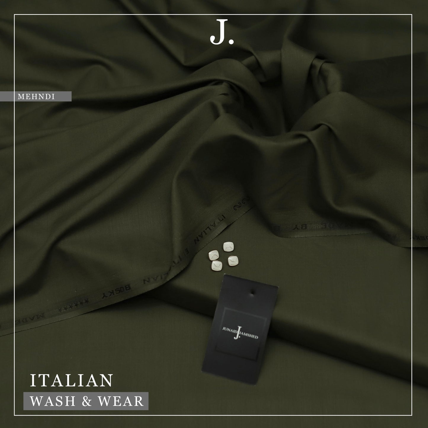 Junaid Jamshed Italian Silk Wash & Wear-BF