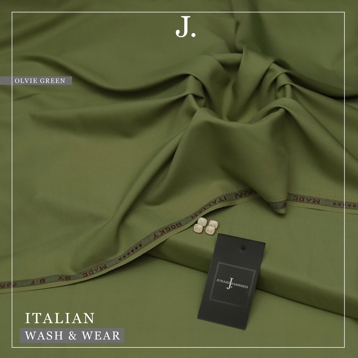 Junaid Jamshed Italian Silk Wash & Wear-BF