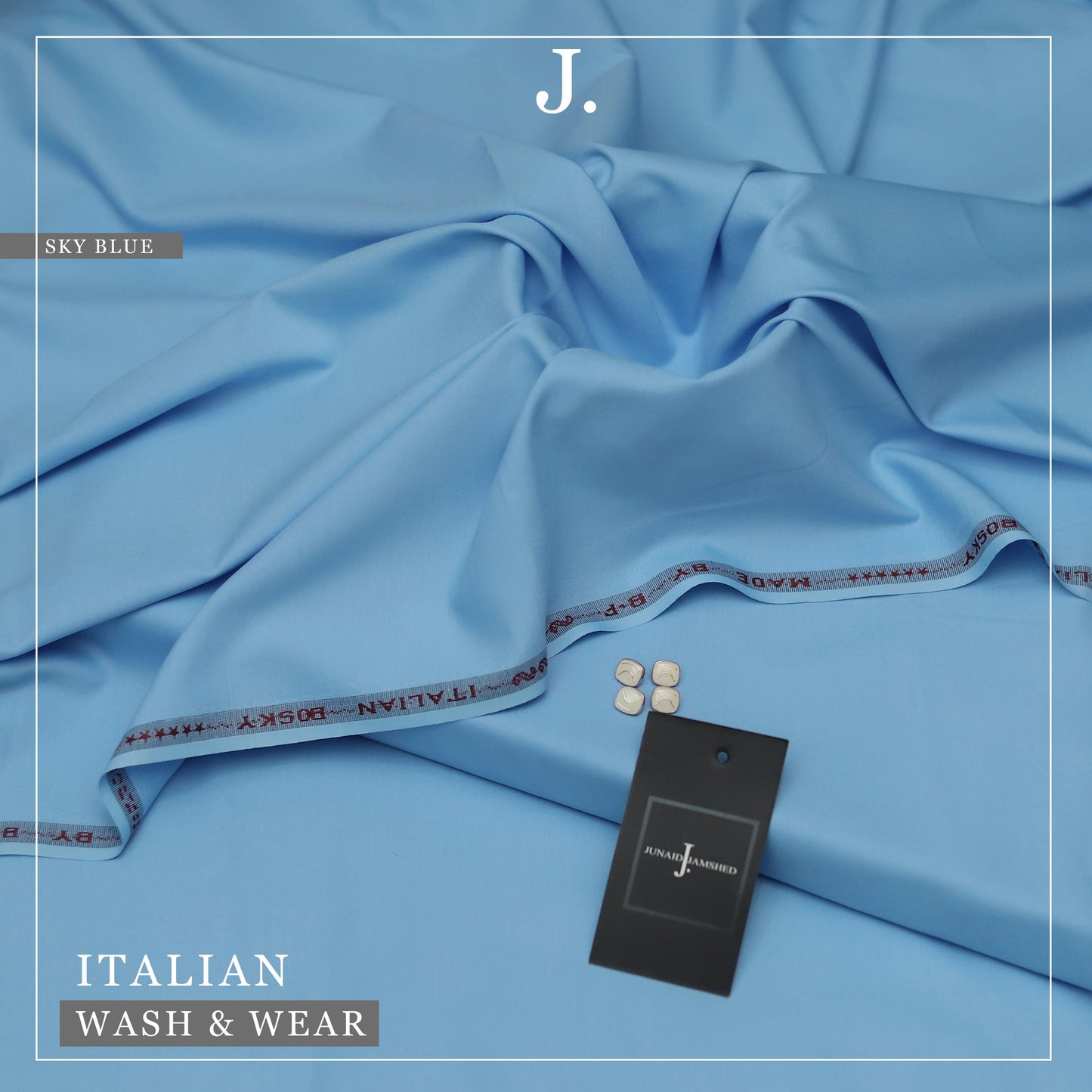 Junaid Jamshed Italian Silk Wash & Wear-BF